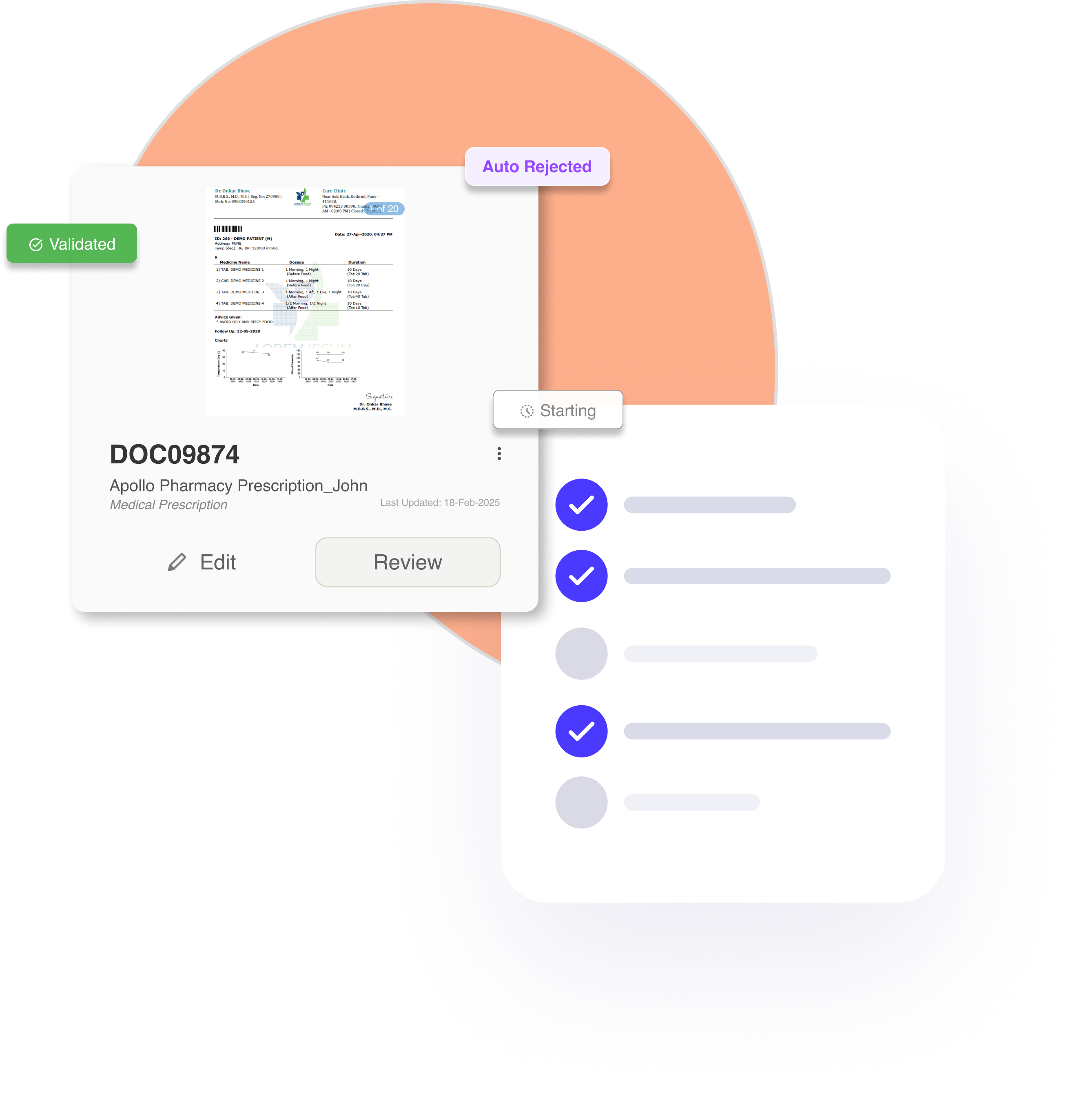 Docurate Platform Interface